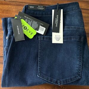 Liverpool High Rise Blue Jeans Classic Fit